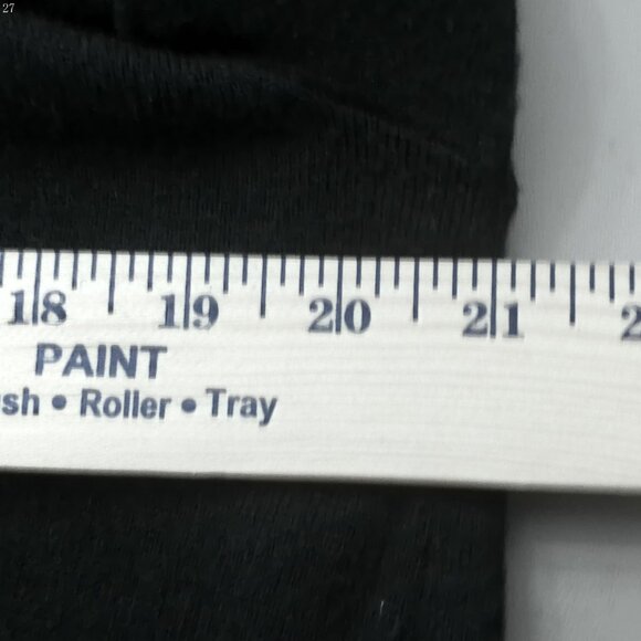 SOMA Open Front Long Sleeve Black Long Cardigan Sweater L - Picture 6 of 6